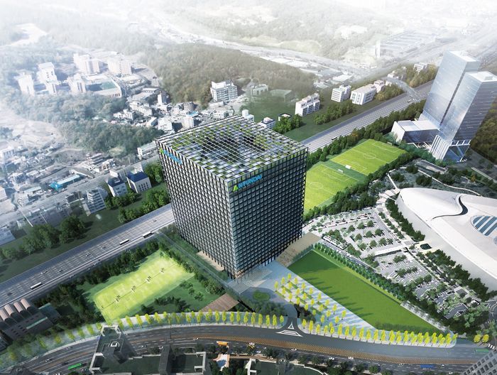 현대중공업그룹이 경기도 판교에 건립 중인 GRC 조감도. ⓒ현대중공업그룹