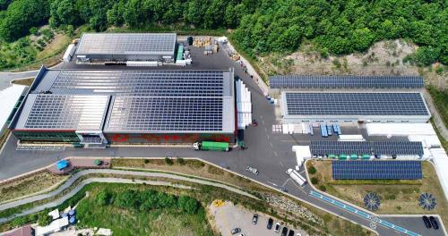 신성이엔지 용인사업장. 국내 최초로 계통연계형 산업용 마이크로그리드와 스마트팩토리 설비가 설치된 곳이다. 사진=신성이엔지 제공